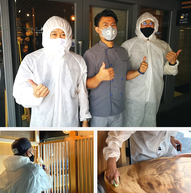 【チタセラン抗菌施工事例】あぶり石田