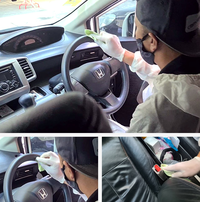【チタセラン抗菌施工事例】乗用車